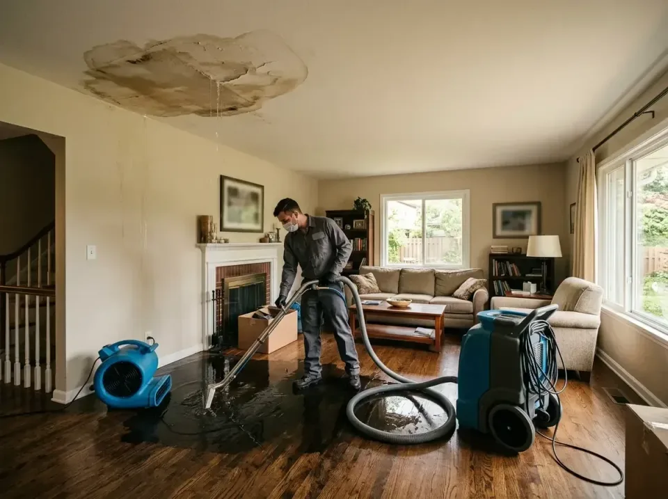 attic-pipe-burst-ceiling-drip-008 — frequently asked questions, Water Damage Restoration & Carpet Care in River Road, OR